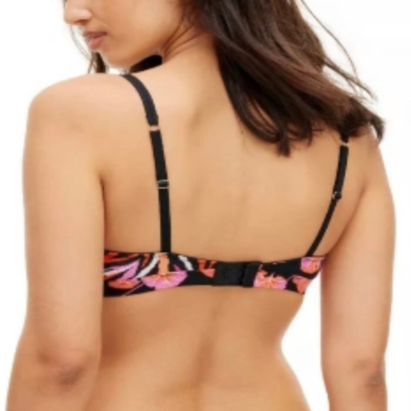 Diane Von Furstenberg x Target Geranium Leaf & Disco Zebra Dual Bralette Size XS - Picture 3 of 12